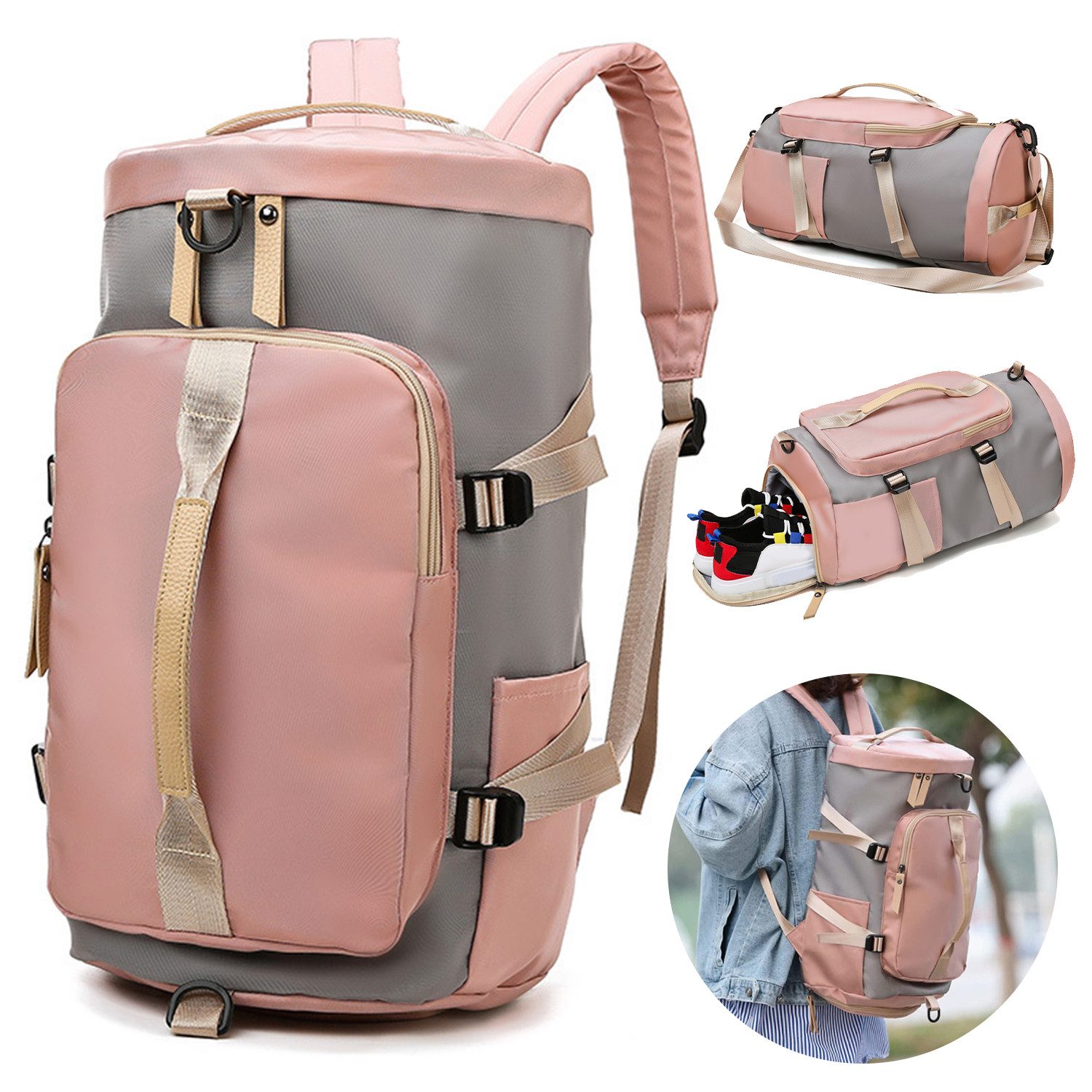 ZEUOPQ Sporttasche Sporttasche Handtasche Schultertasche Seesack günstig online kaufen