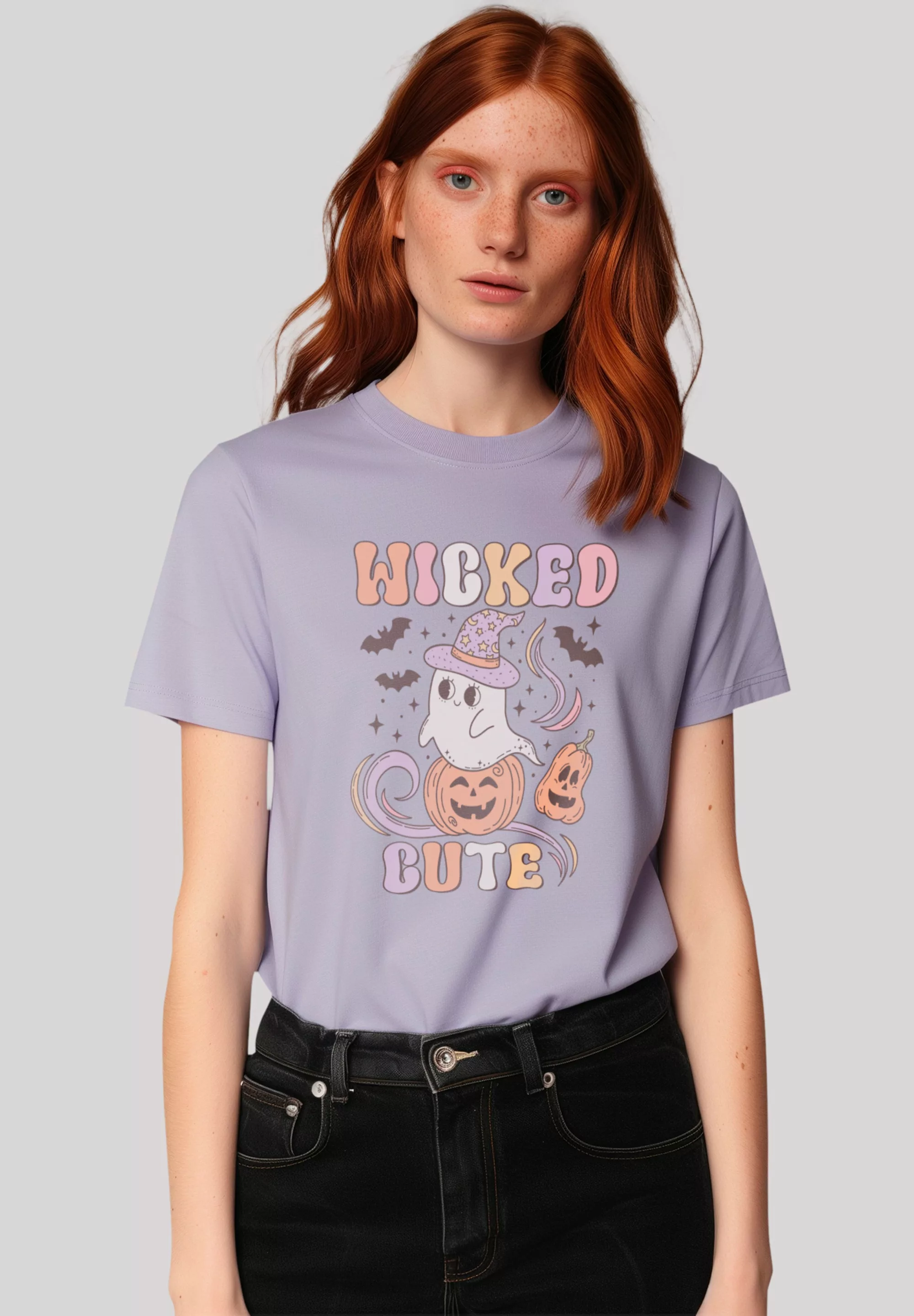 F4NT4STIC T-Shirt "Retro Halloween Wicked Cute", Premium Qualität, Hallowee günstig online kaufen