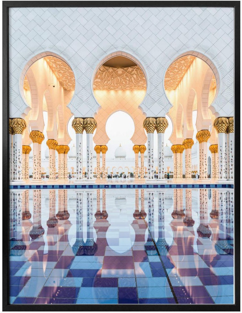 Wall-Art Poster "Sheikh Zayed Moschee Abu Dhabi", Gebäude, (1 St.), Poster günstig online kaufen
