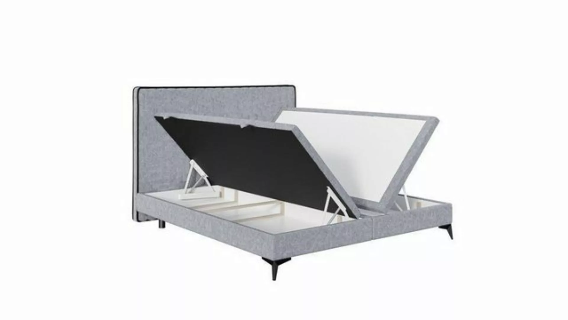 JVmoebel Boxspringbett Bett Modern Doppelbett Designer Schlafzimmer Stoff M günstig online kaufen