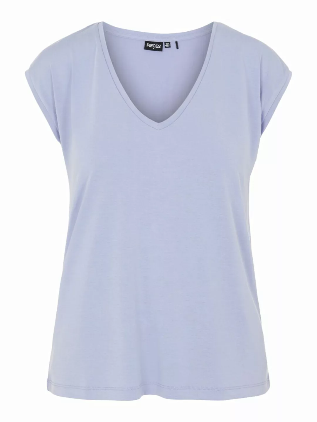 Pieces Kamala Kurzärmeliges T-shirt S Pale Iris günstig online kaufen