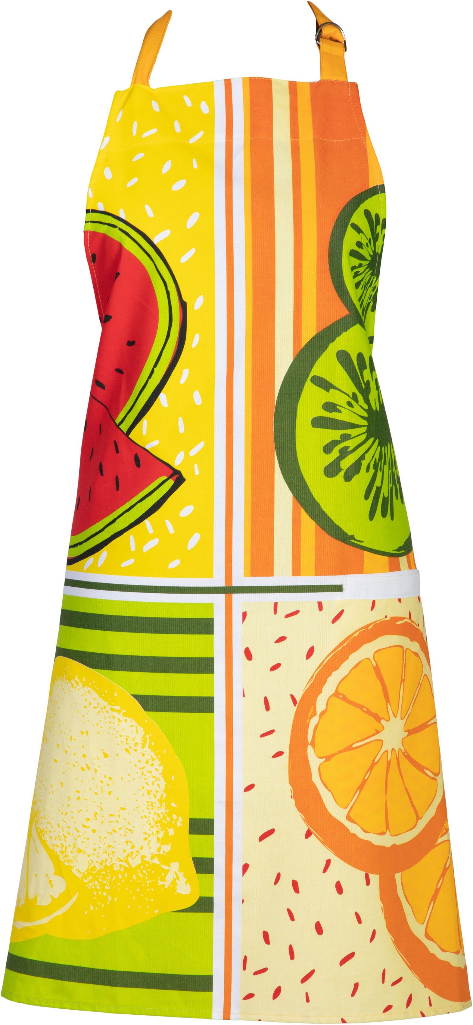 stuco Kochschürze Summer Fruits, (1-tlg) günstig online kaufen