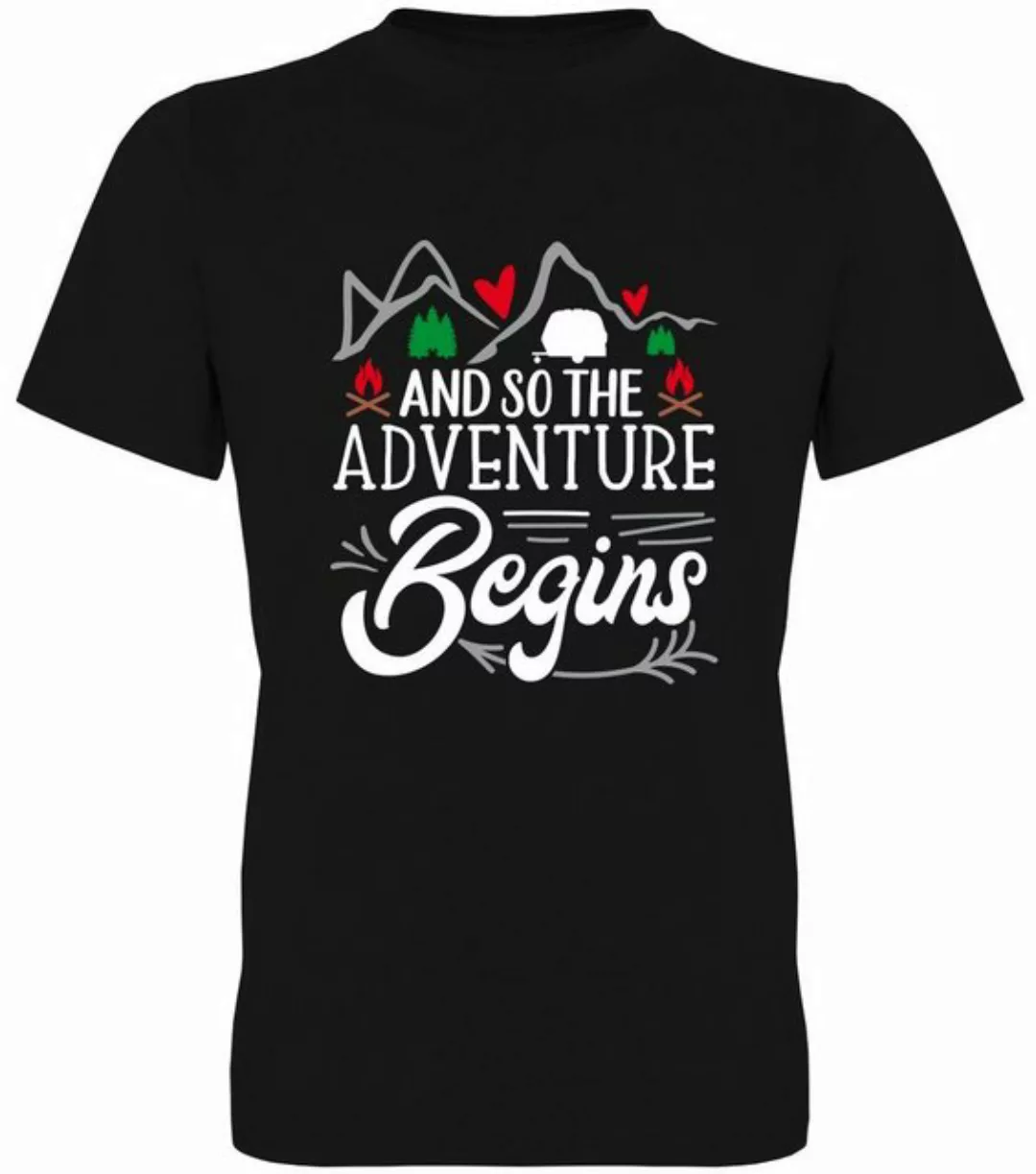 G-graphics T-Shirt And so the Adventure begins Herren T-Shirt, mit trendige günstig online kaufen