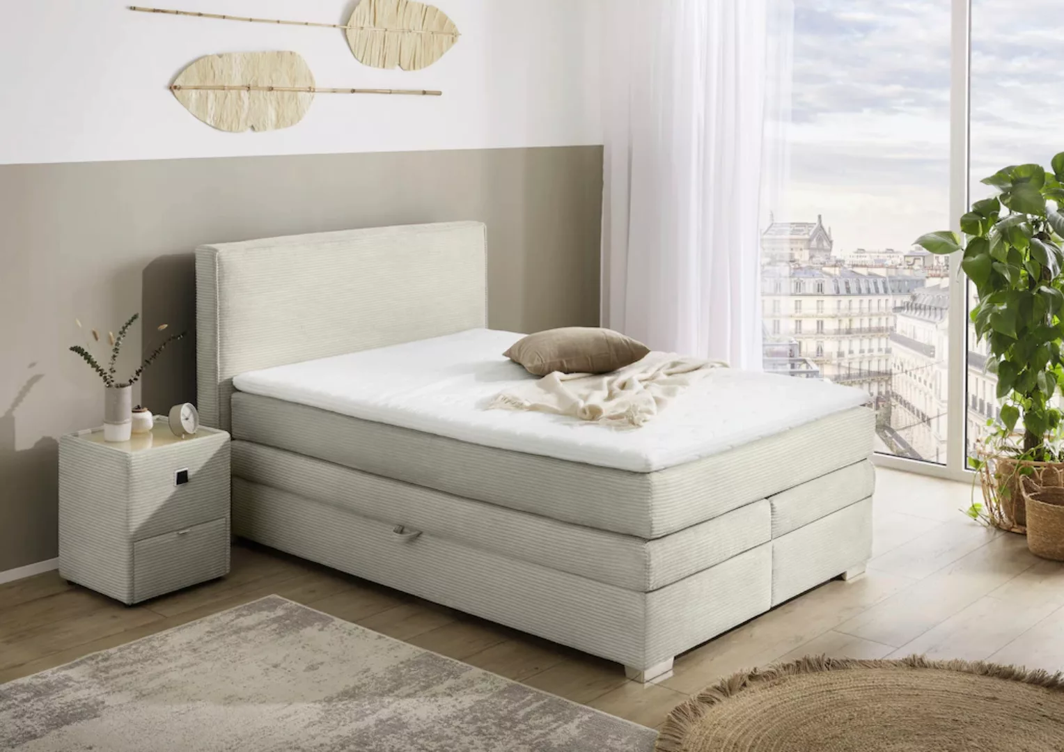 Jockenhöfer Gruppe Boxspringbett "Arabella, 2x 70er Boxen mit Stauraum", We günstig online kaufen