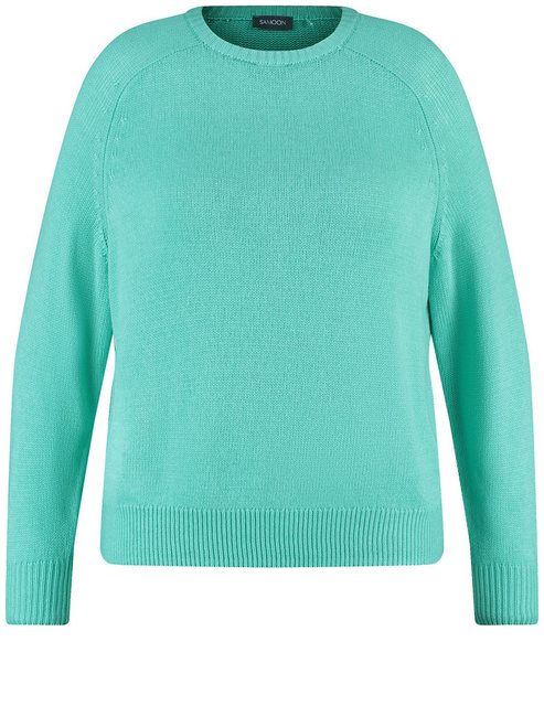 Samoon Rundhalspullover Pullover mit Kaschmiranteil günstig online kaufen