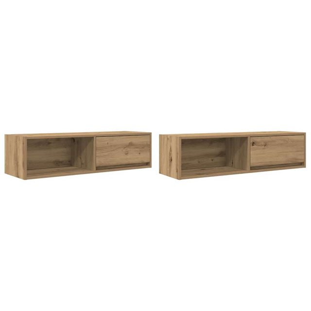 vidaXL TV-Schrank TV-Schränke 2 Stk. Artisan-Eiche 100x31x25,5 cm Holzwerks günstig online kaufen