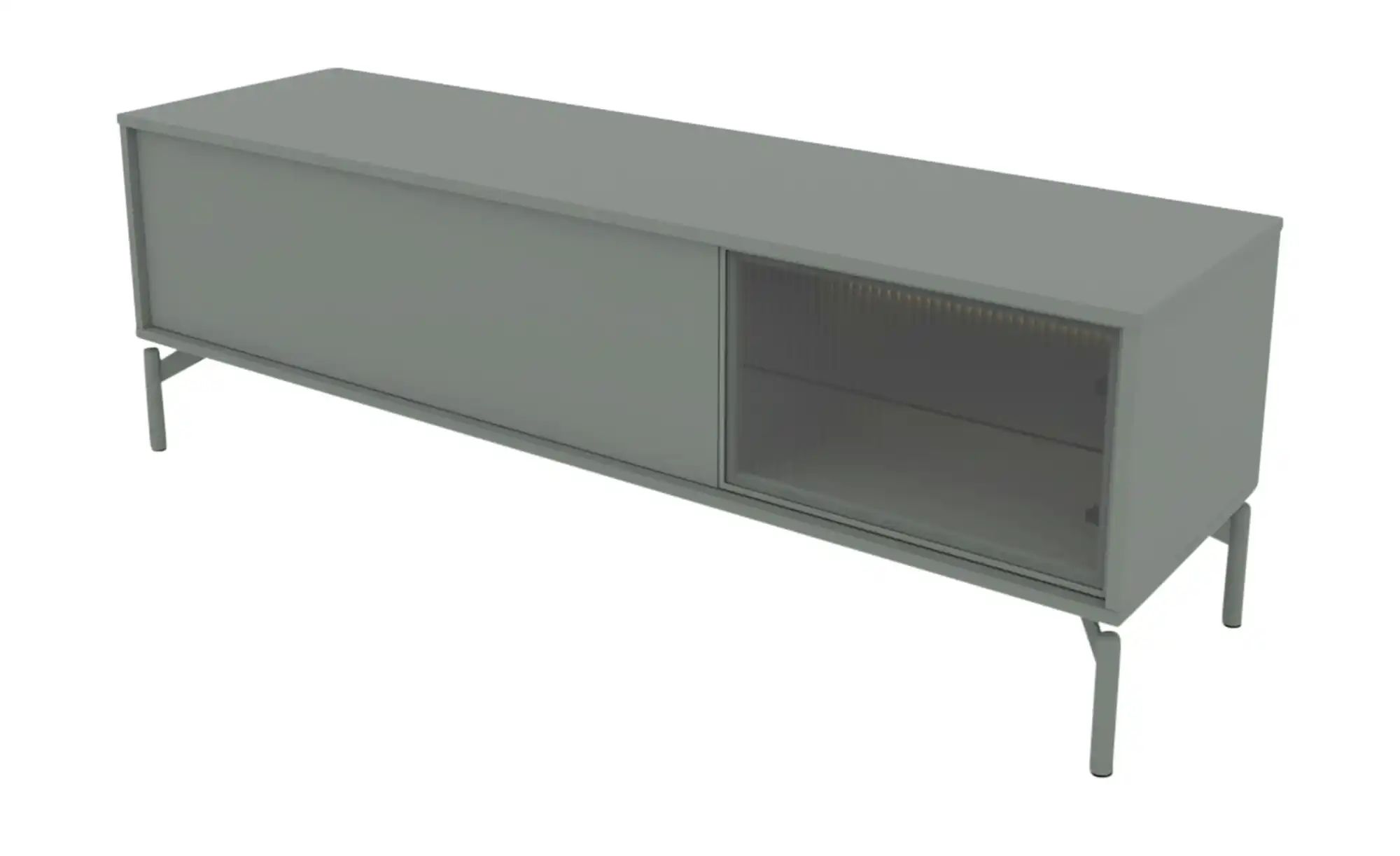 Love it TV-Lowboard  Flumeri ¦ grün ¦ Maße (cm): B: 155 H: 52 T: 43.0 Kommo günstig online kaufen