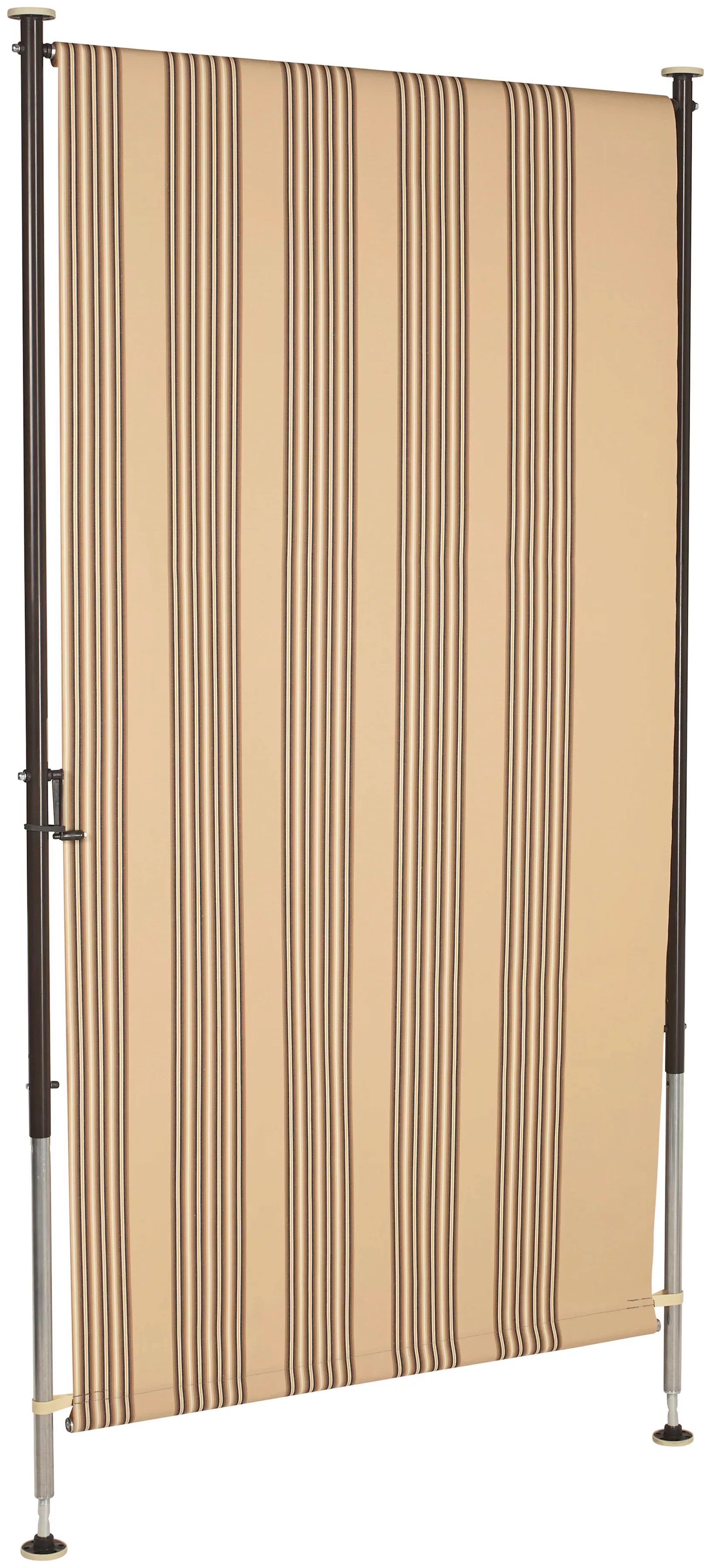 Angerer Freizeitmöbel Klemm-Senkrechtmarkise, beige/braun, BxH: 150x225 cm günstig online kaufen