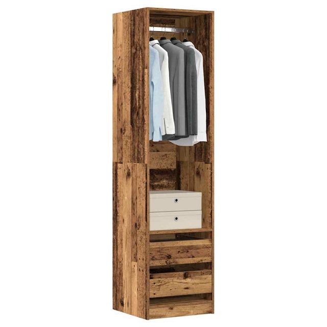 vidaXL Kleiderschrank Kleiderschrank Altholz-Optik 50x50x200 cm Holzwerksto günstig online kaufen