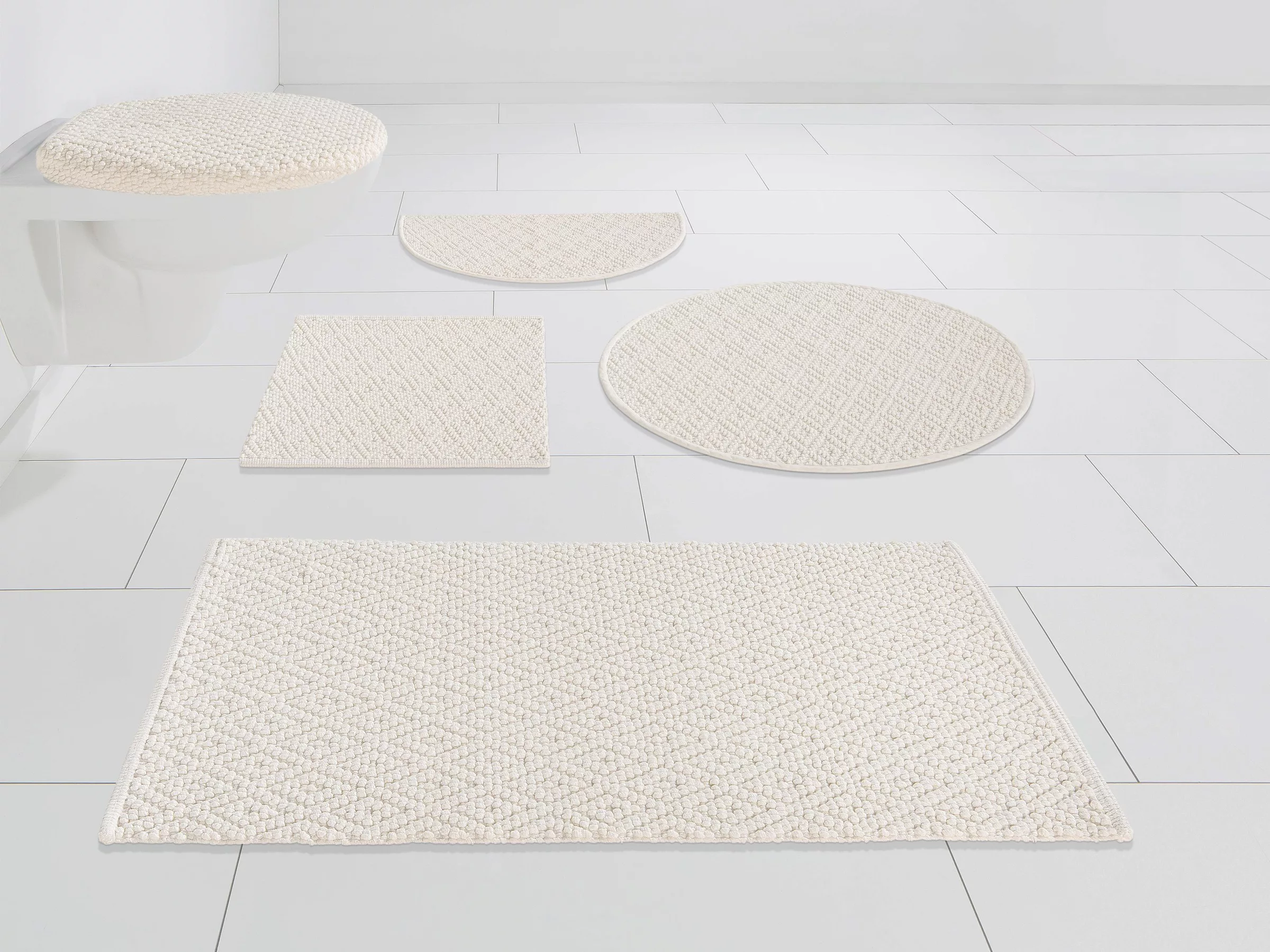 my home Badematte »Numan, Badvorleger, Badezimmer Teppich«, strapazierfähig günstig online kaufen
