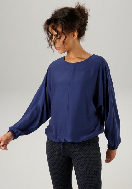 Aniston CASUAL Shirtbluse mit langen Fledermausärmeln günstig online kaufen