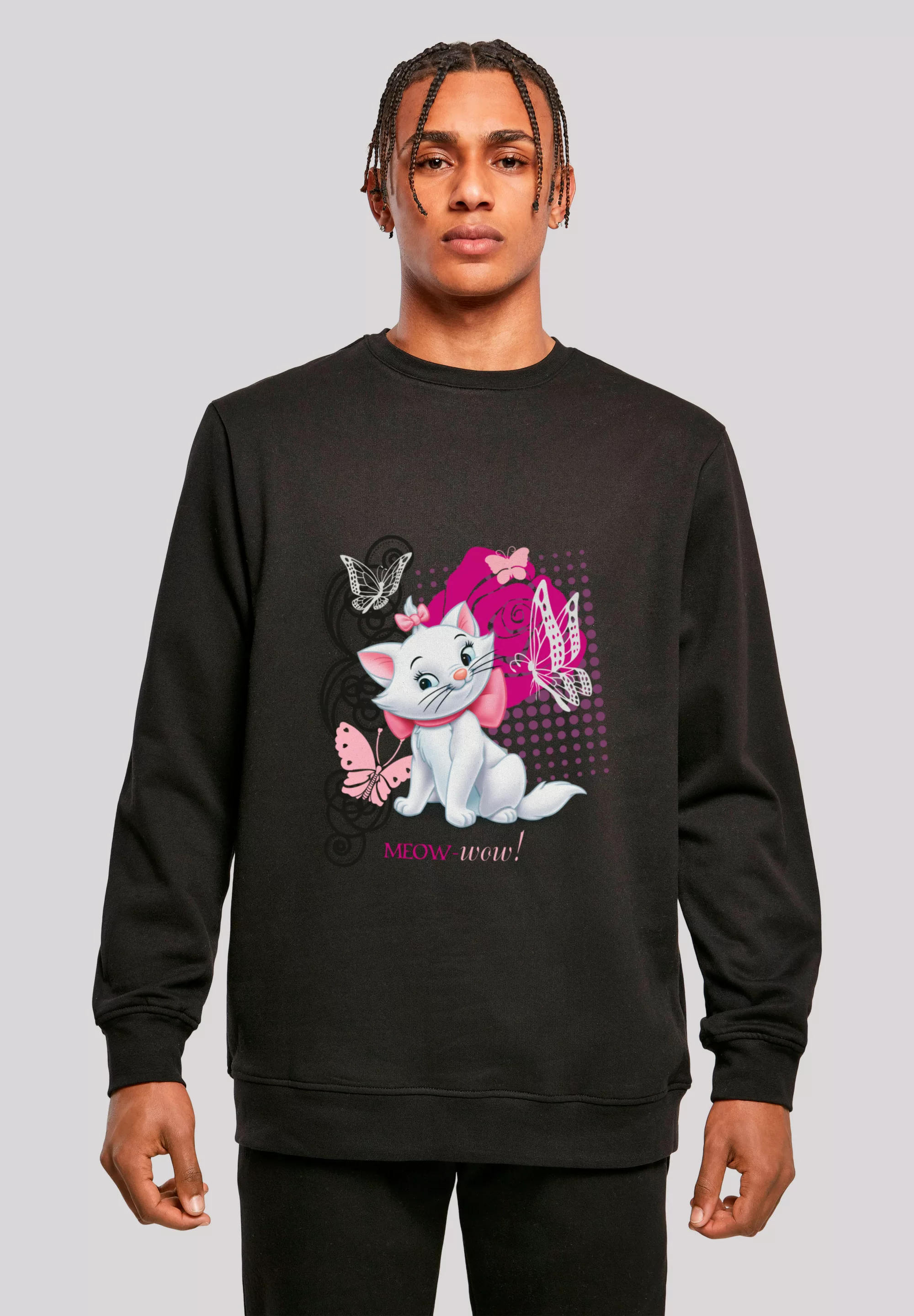 F4NT4STIC Sweatshirt "Aristocats Marie Meow Schmetterling", Premium Qualitä günstig online kaufen