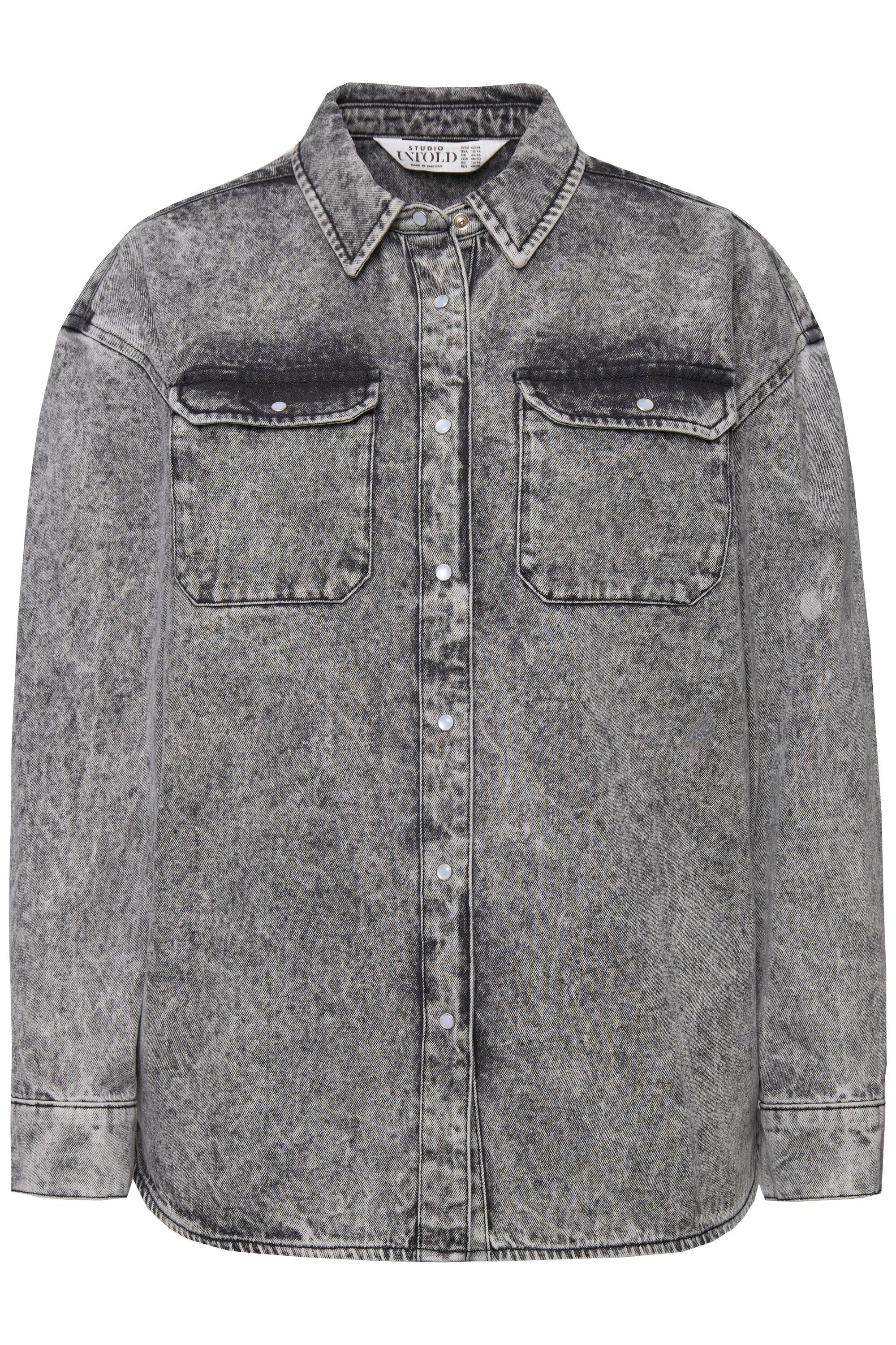 Studio Untold Hemdbluse Jeanshemd oversized Vintage günstig online kaufen