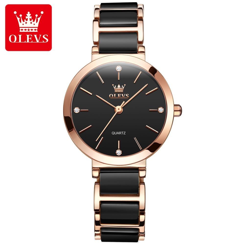 OLEVS Quarzuhr QuarzUhr Keramik- armband Luxus günstig online kaufen