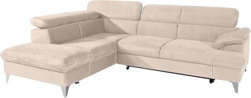 COTTA Polstergarnitur "Caluso L-Form", Set bestehend aus: Ecksofa mit Kopft günstig online kaufen