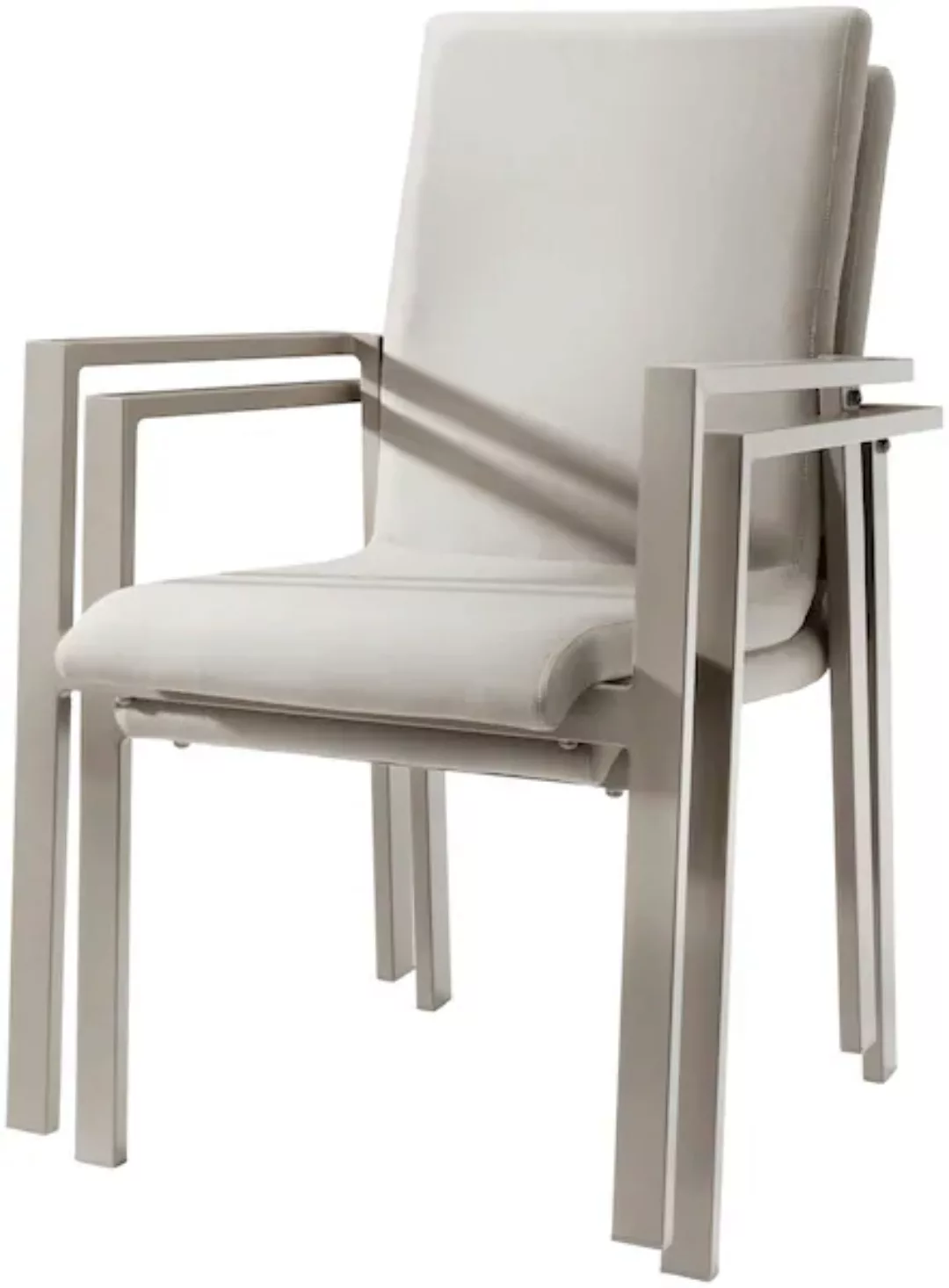 Destiny Gartensessel »TORINO«, (Set, 2 St.), Aluminium, Olefin, stapelbar günstig online kaufen