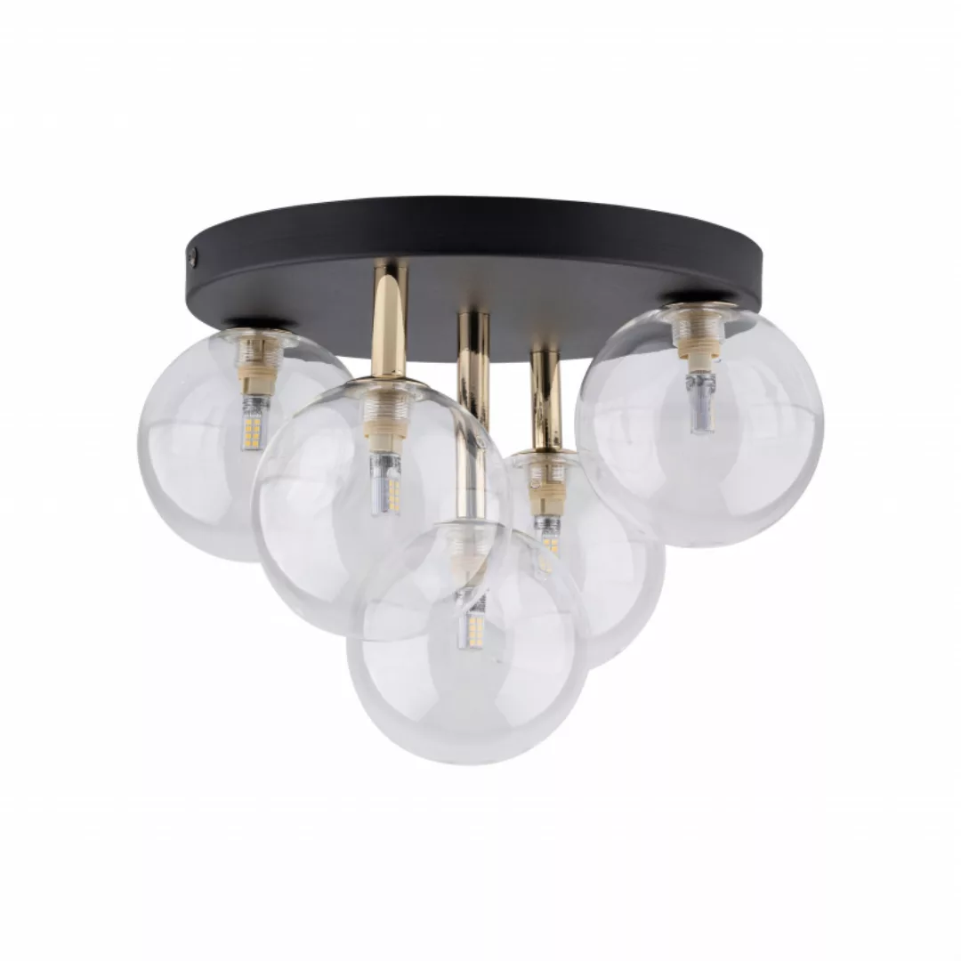 Deckenlampe NILOS BLACK / GOLD 758 günstig online kaufen