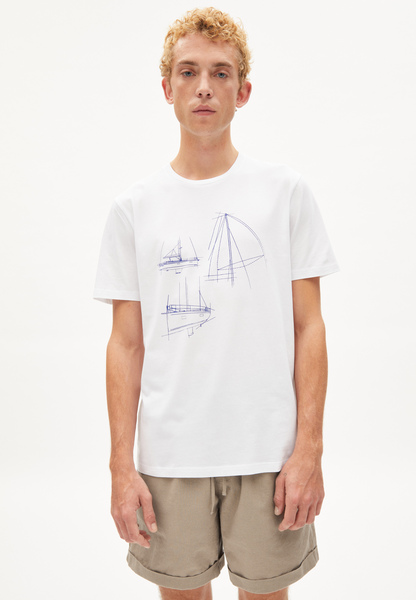 Jaames Tech Boat - Herren T-shirt Aus Bio-baumwolle günstig online kaufen