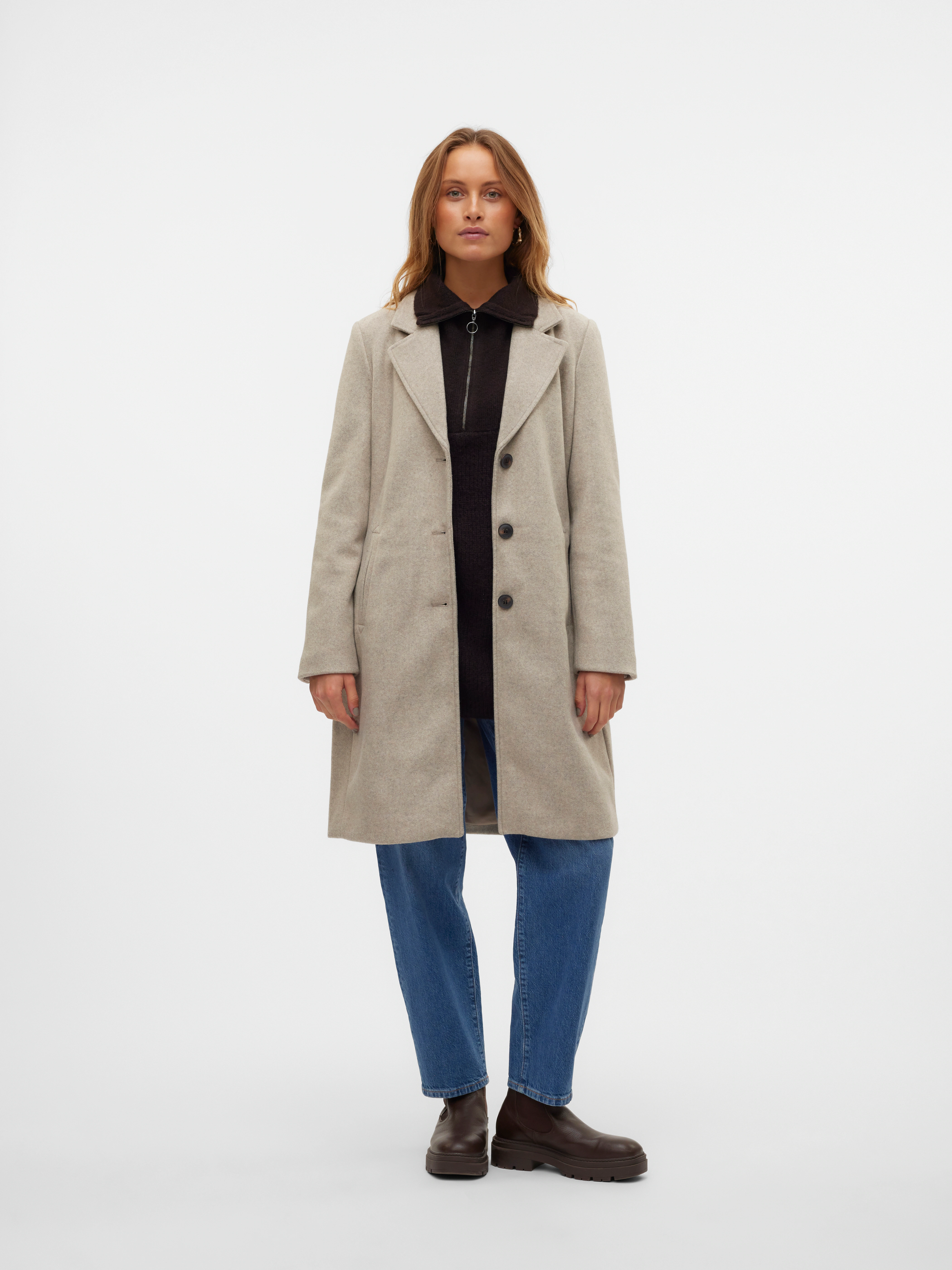 Vero Moda Langmantel "VMFORTUNESARA COAT GA BOO" günstig online kaufen