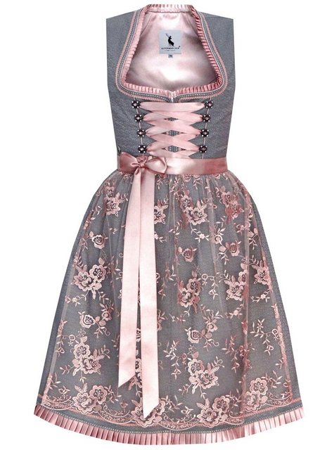 Alpenmärchen Dirndl Midi Dirndl Livia - ALM665 günstig online kaufen