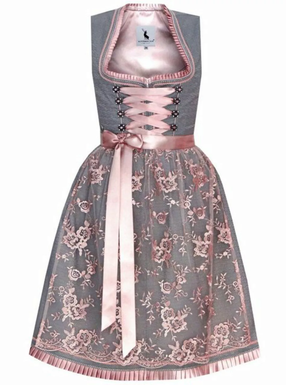 Alpenmärchen Dirndl Midi Dirndl Livia - ALM665 günstig online kaufen