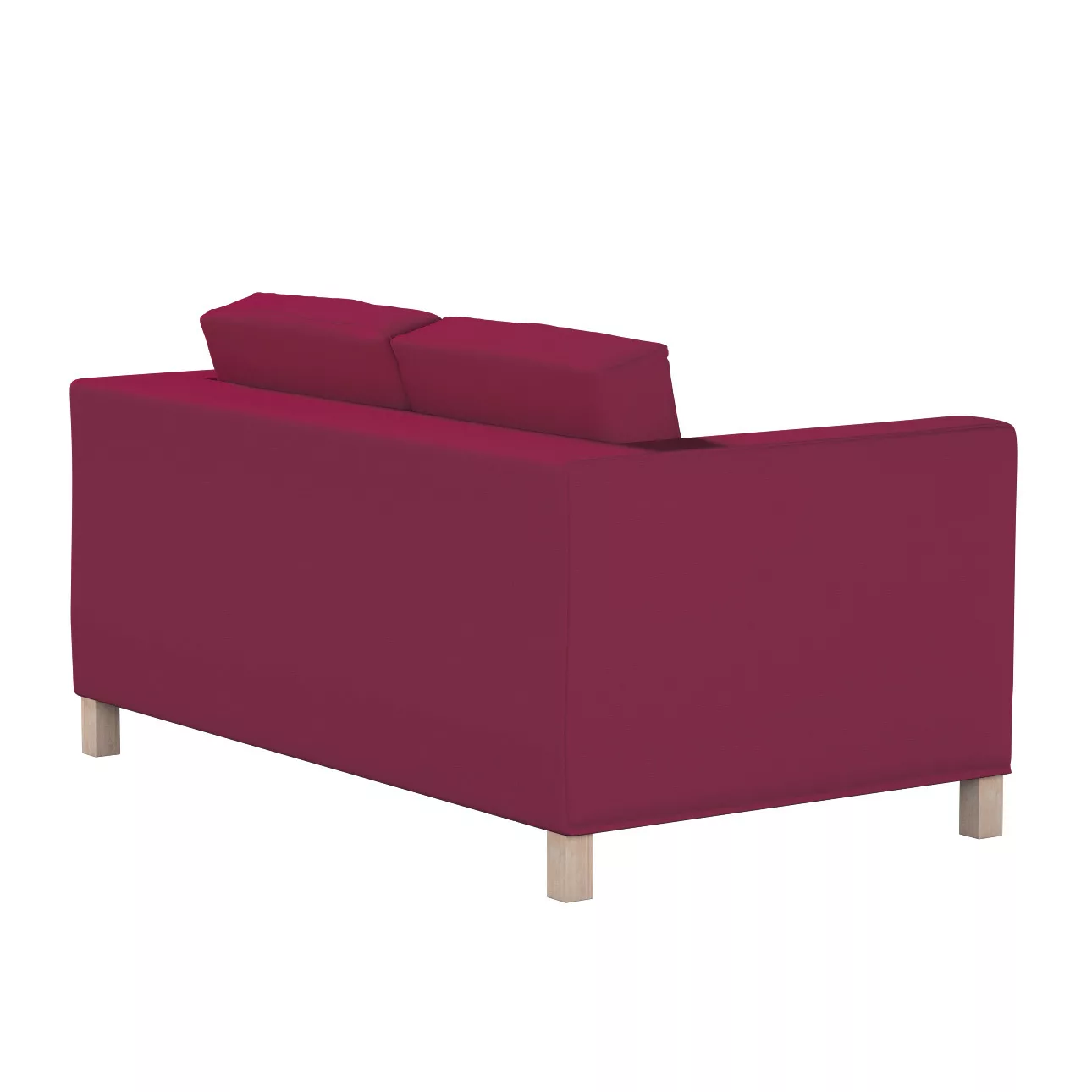 Bezug für Karlanda 2-Sitzer Sofa nicht ausklappbar, kurz, pflaume , 60cm x günstig online kaufen