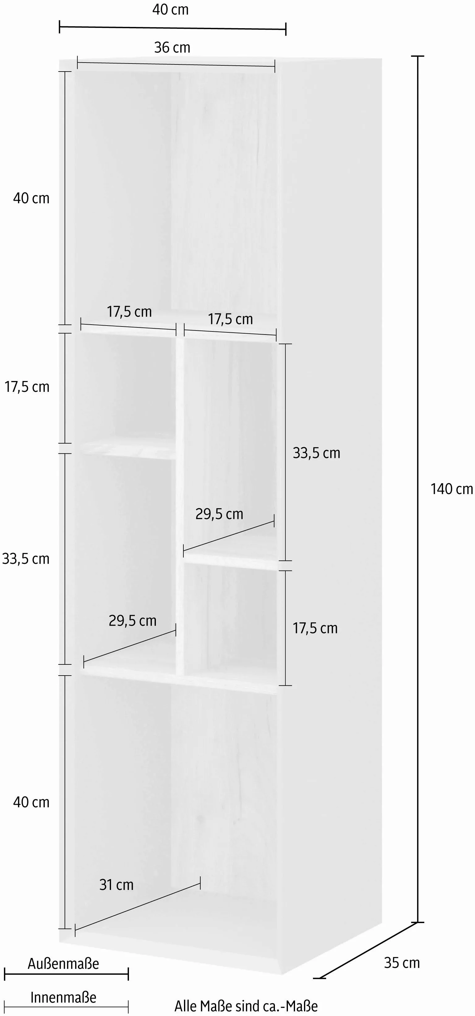 GERMANIA Hängeschrank "Calvi", Höhe 140 cm günstig online kaufen