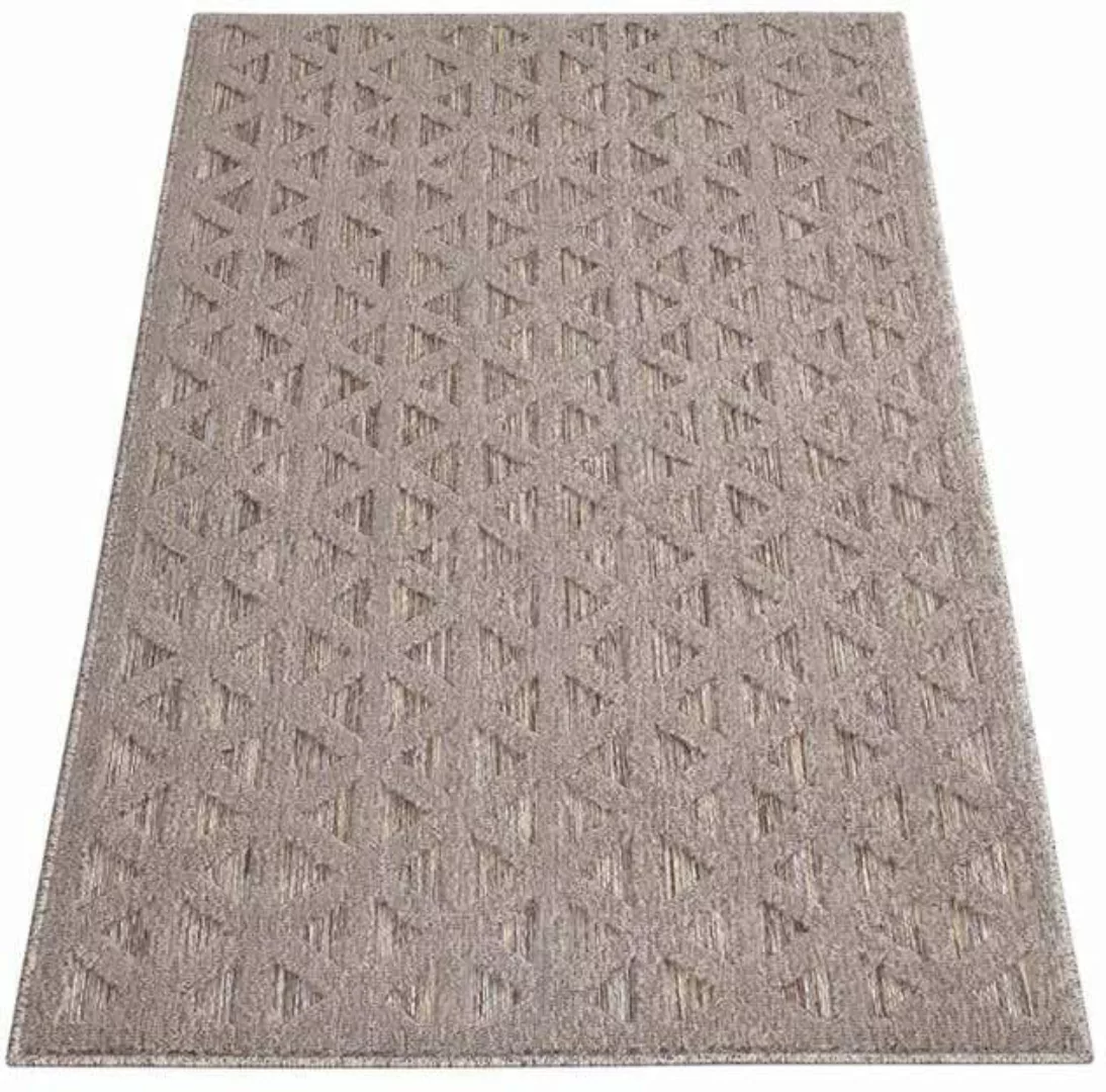 Carpet City Teppich »In-& Outdoorteppich Santorini 446, 3D-Effekt, Geo-Must günstig online kaufen