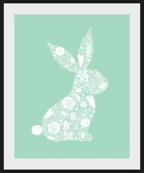 queence Bild "Akimo", Hase-Hasen-Haustiere-Kunst-Ostern, (1 St.), HD Premiu günstig online kaufen