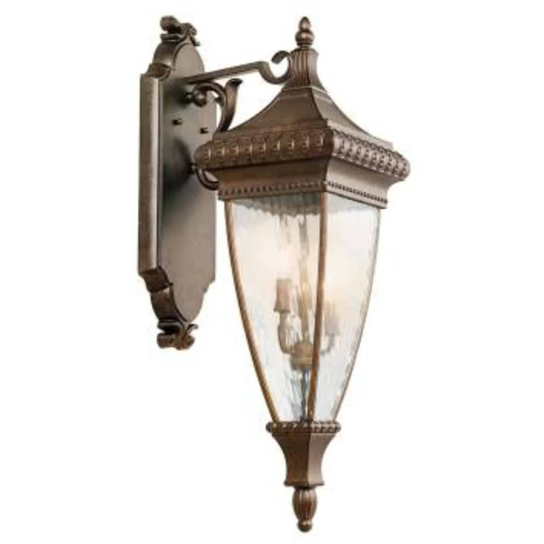 Große Wandlampe außen H:79cm Vintage in Bronze günstig online kaufen