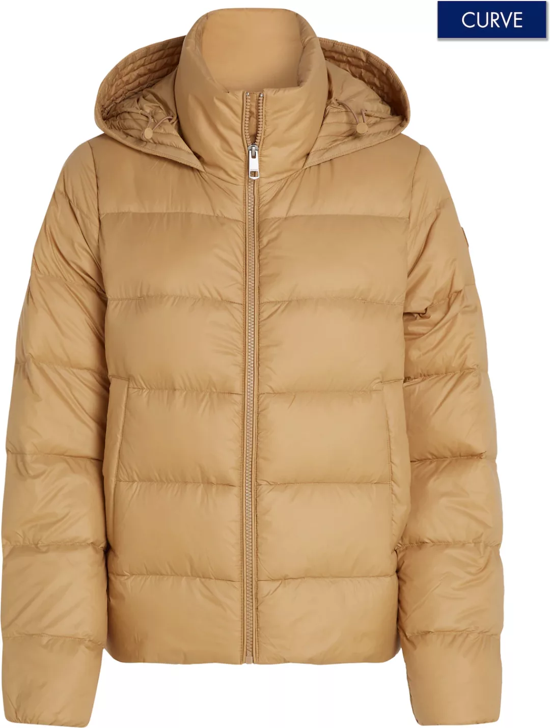 Tommy Hilfiger Curve Steppjacke "CRV CASUAL LW DOWN HOOD JACKET", mit Kapuz günstig online kaufen