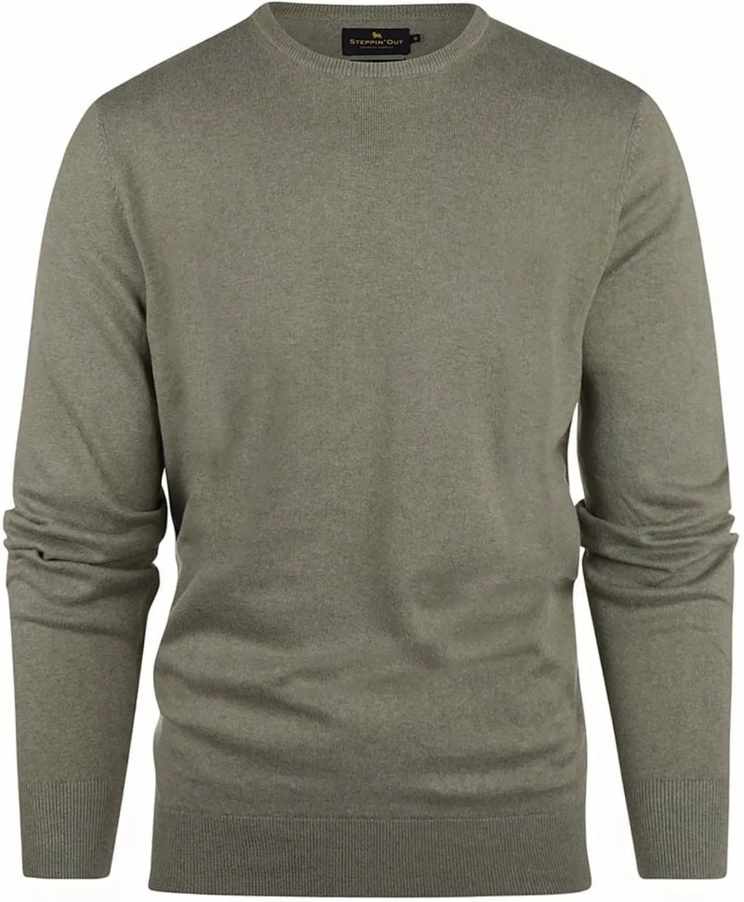 Steppin' Out Pullover Cotton Cashmere Olivgrün - Größe 3XL günstig online kaufen