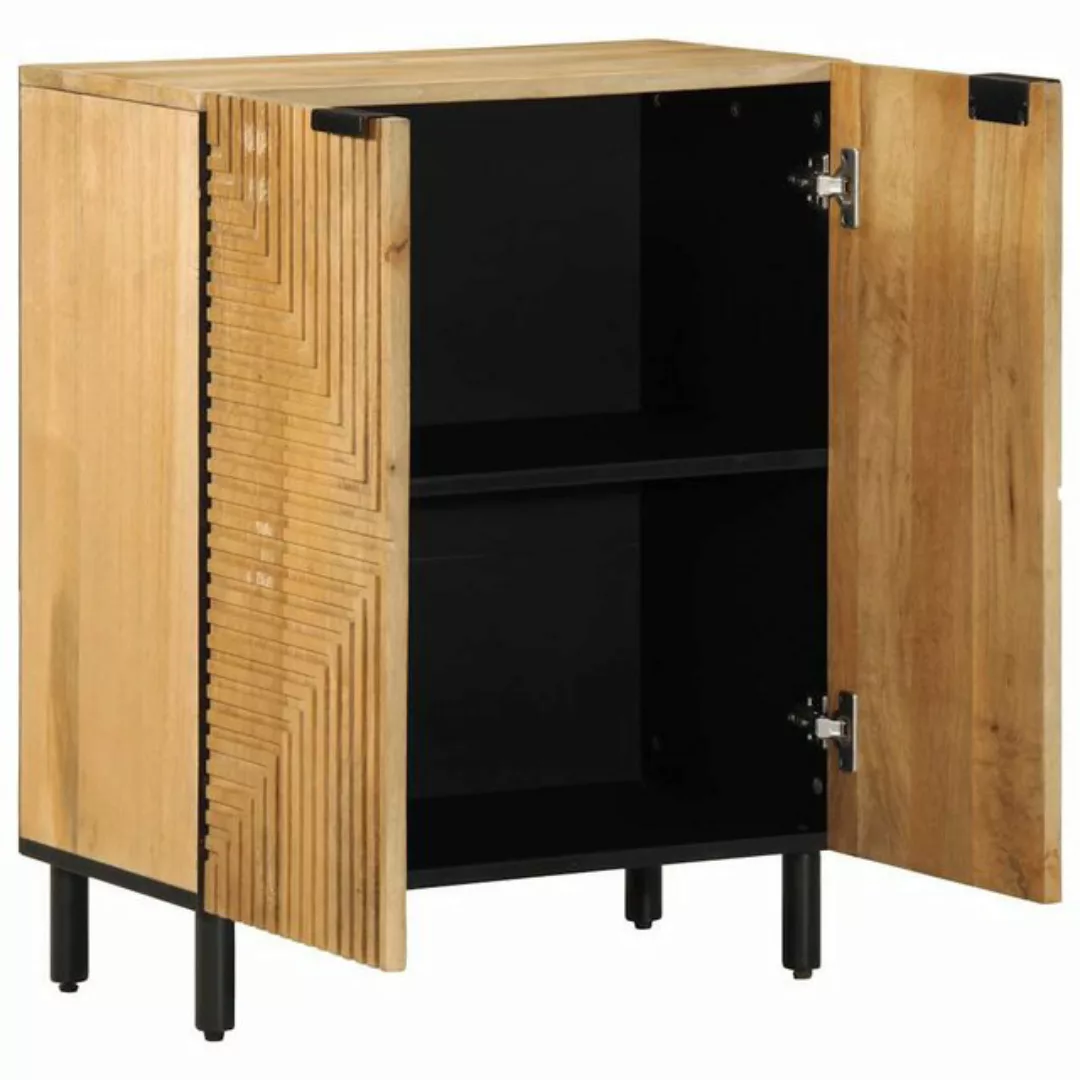 vidaXL Fächerschrank Sideboard Braun 60x33x75 cm Massivholz (1-St) günstig online kaufen