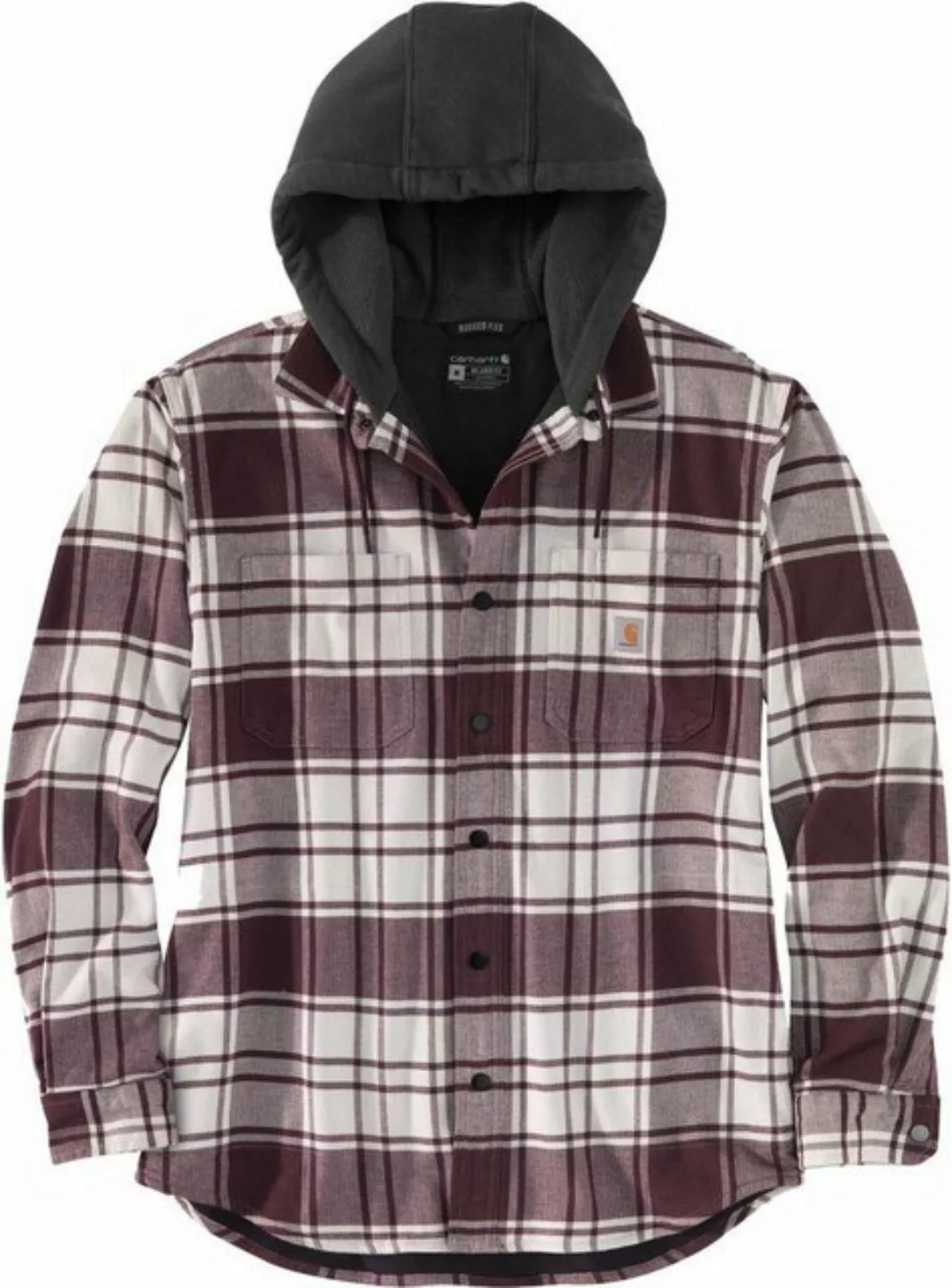 Carhartt Hemdjacke Carhartt FLANNEL FLEECE LINED HOODED SHIRT JAC 105621 (1 günstig online kaufen