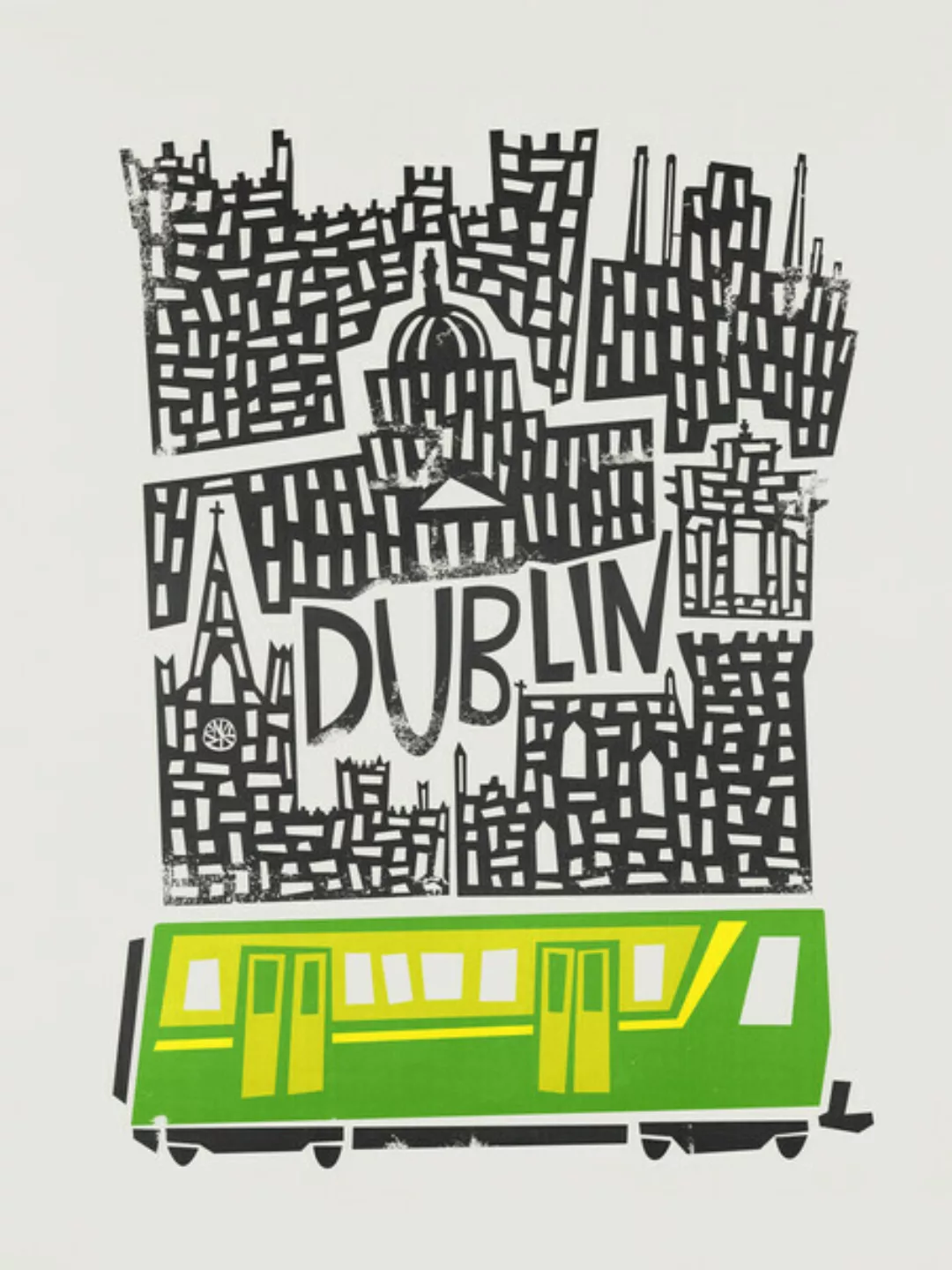Poster / Leinwandbild - Dublin Cityscape günstig online kaufen