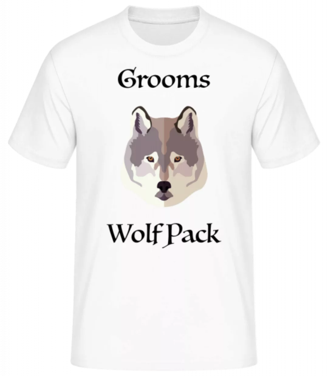 Grooms Wolf Pack · Männer Basic T-Shirt günstig online kaufen