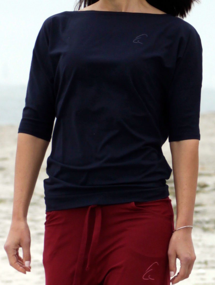 ESPARTO Yogashirt Halbarmshirt Sadaa in Bio-Baumwolle günstig online kaufen