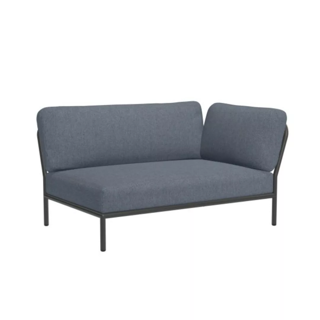 LEVEL Outdoor Sofa Lounge-Modul 2 Sky Dunkelgrau Rechts günstig online kaufen