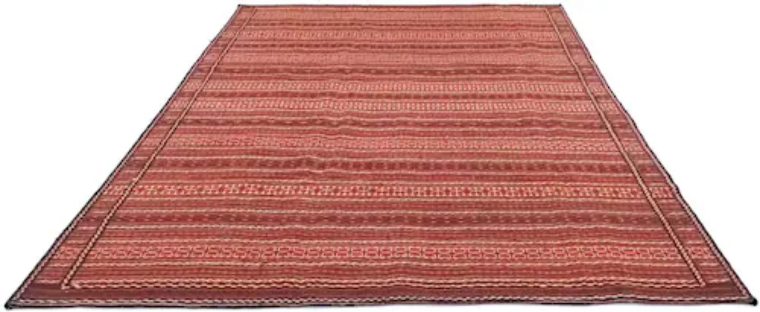 morgenland Wollteppich »Kelim Fars Teppich handgewebt rot«, rechteckig günstig online kaufen