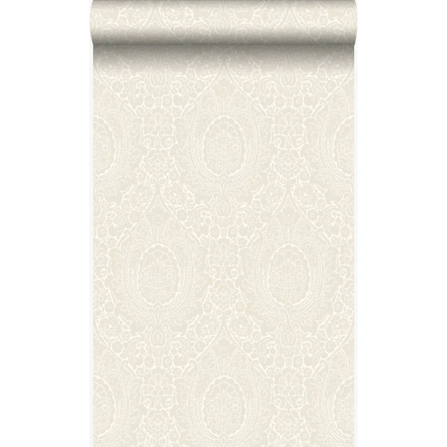 Origin Wallcoverings Tapete Ornamente Blütenweiß 53 cm x 10,05 m 345425 günstig online kaufen