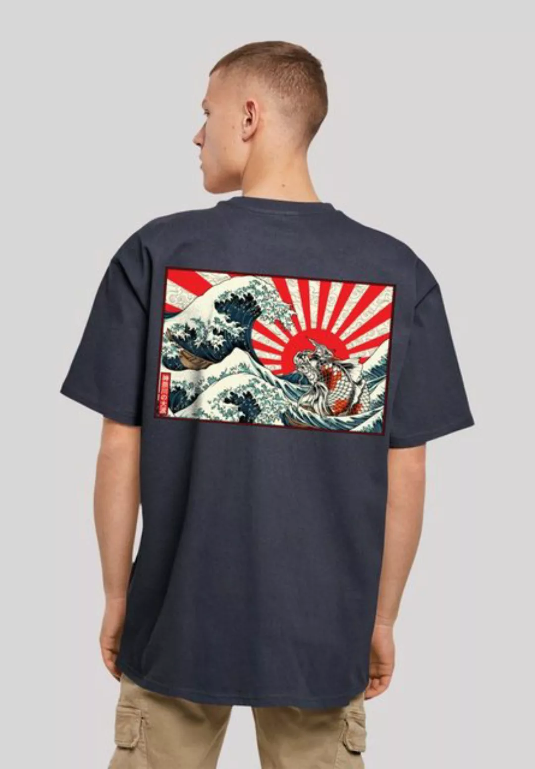 F4NT4STIC T-Shirt Kanagawa Welle Japan Print günstig online kaufen