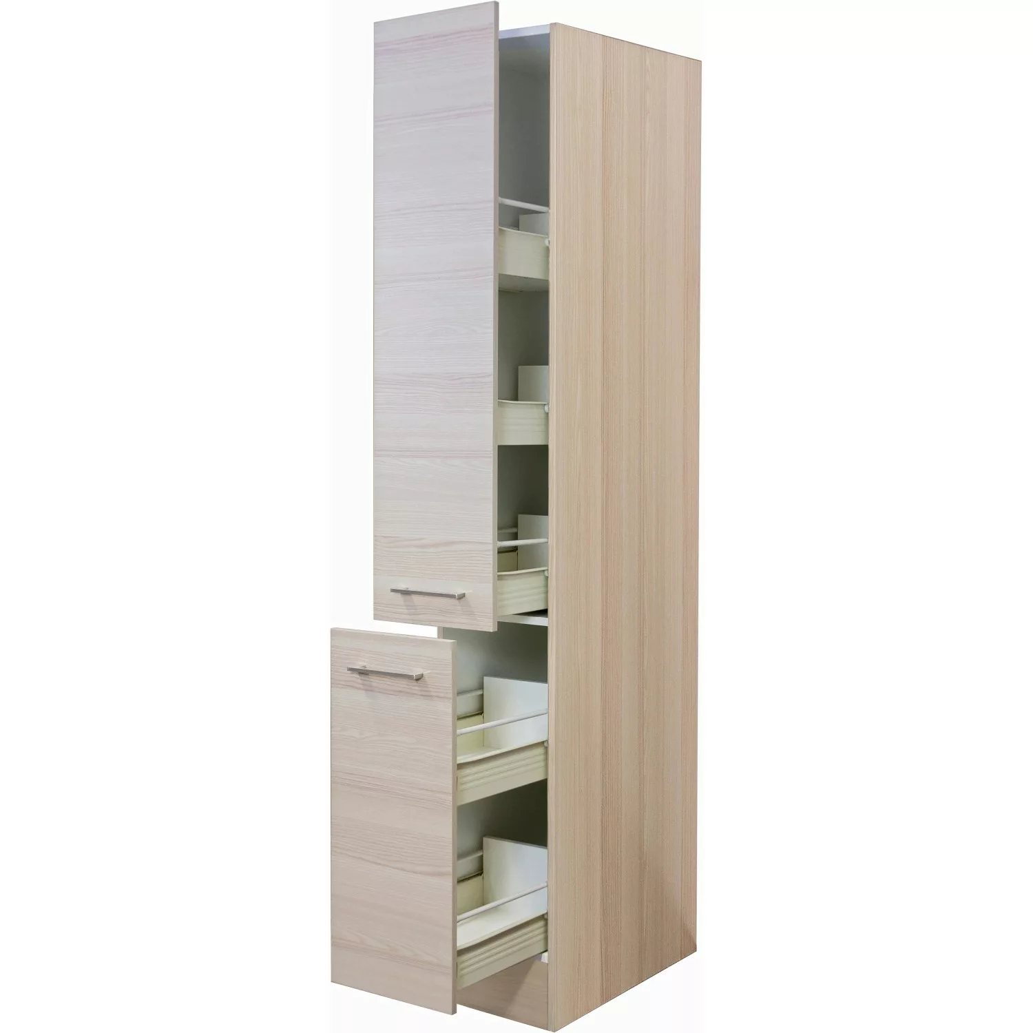 Flex-Well Exclusiv Apotheker-Hochschrank Focus 200 cm x 30 cm x 57 cm Akazi günstig online kaufen