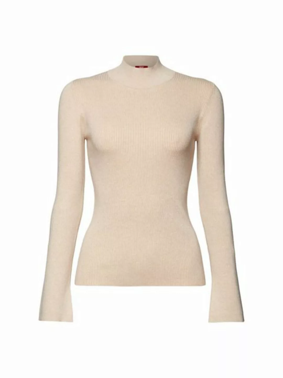 Esprit Collection Stehkragenpullover Rippstrick-Pullover mit Stehkragen günstig online kaufen