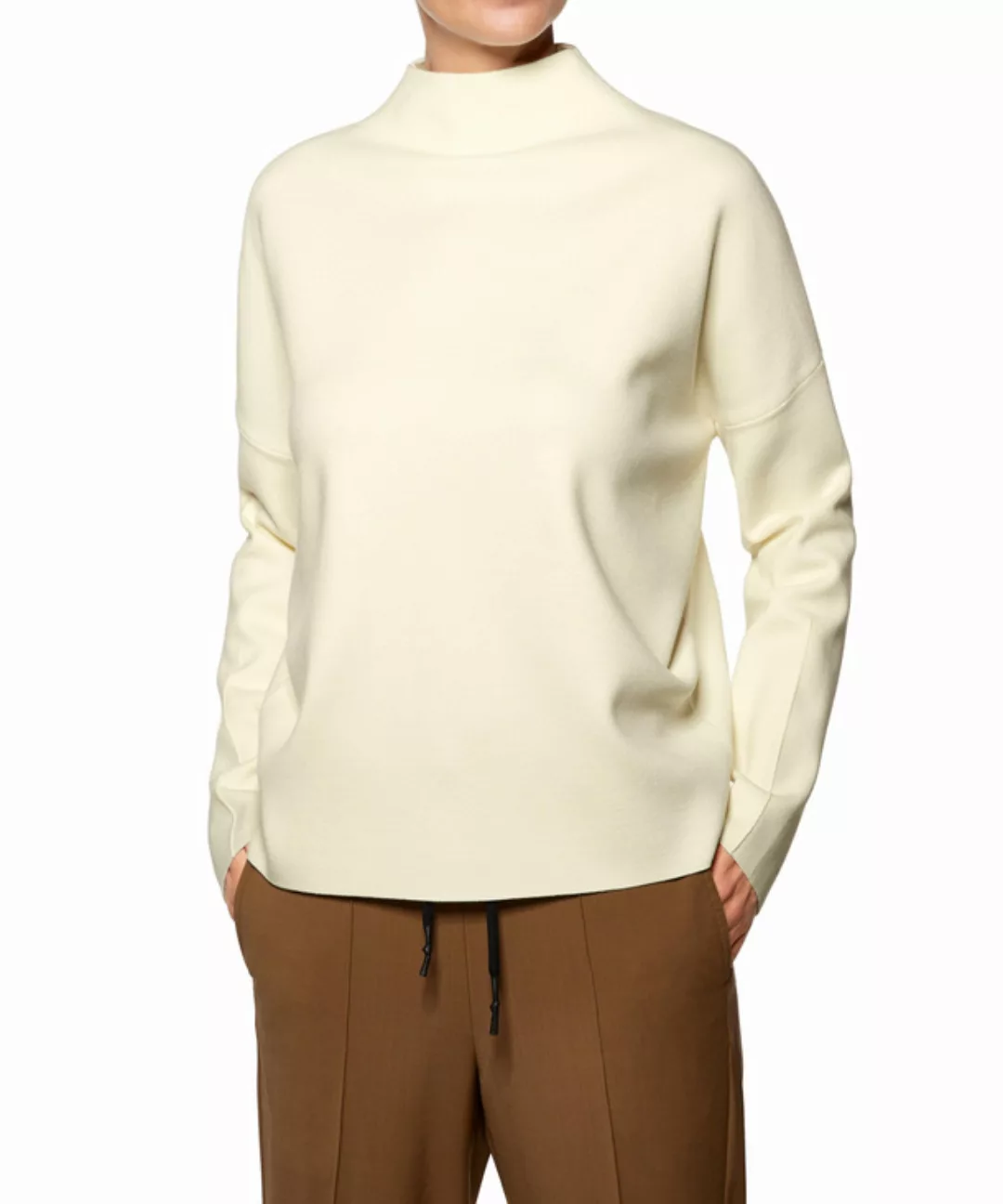 FALKE Damen Pullover U-Boot-Ausschnitt, XS, Beige, Uni, 64004-201401 günstig online kaufen