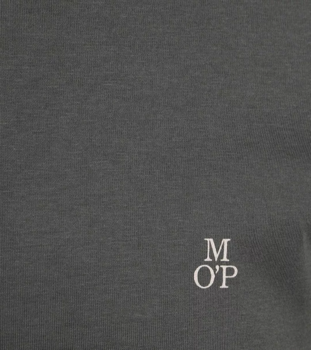 Marc O'Polo Langarmshirt mit dezentem Logo-Print vorne günstig online kaufen