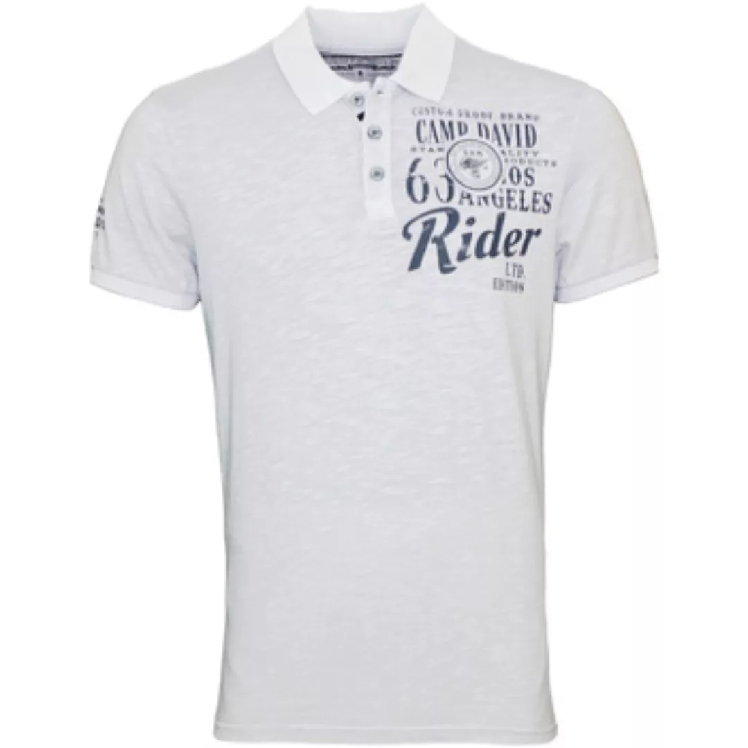 Camp David  T-Shirts & Poloshirts Poloshirt Road Rebel Kurzarmshirt mit Pol günstig online kaufen