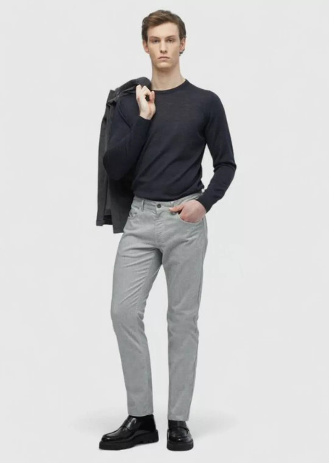 RAMSEY Chinohose Lässige, gewebte Slim-Fit-Hose aus Baumwollmischung günstig online kaufen