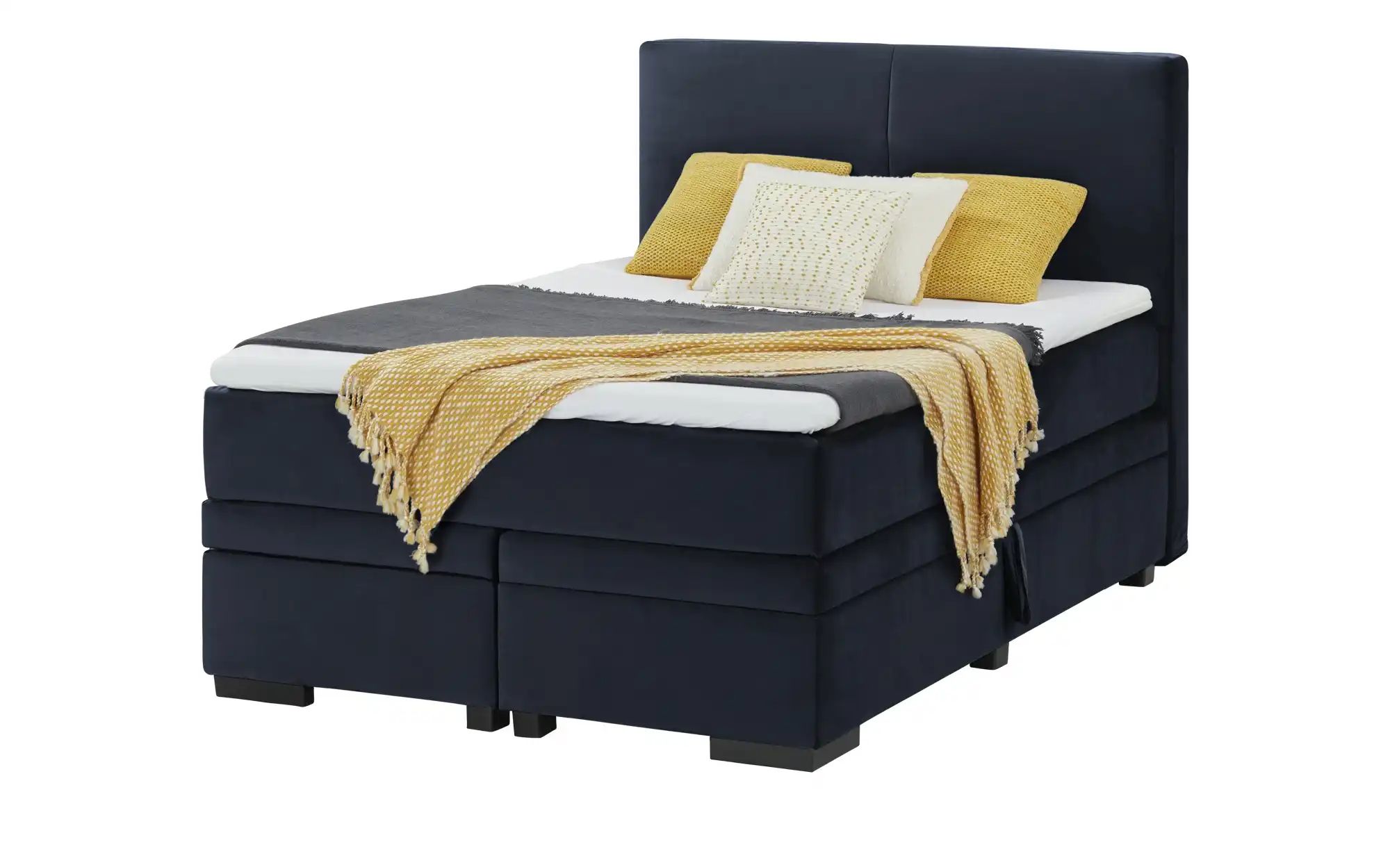 Boxi Boxspringbett mit Bettkasten Boxi Classic ¦ blau ¦ Maße (cm): B: 140 H günstig online kaufen