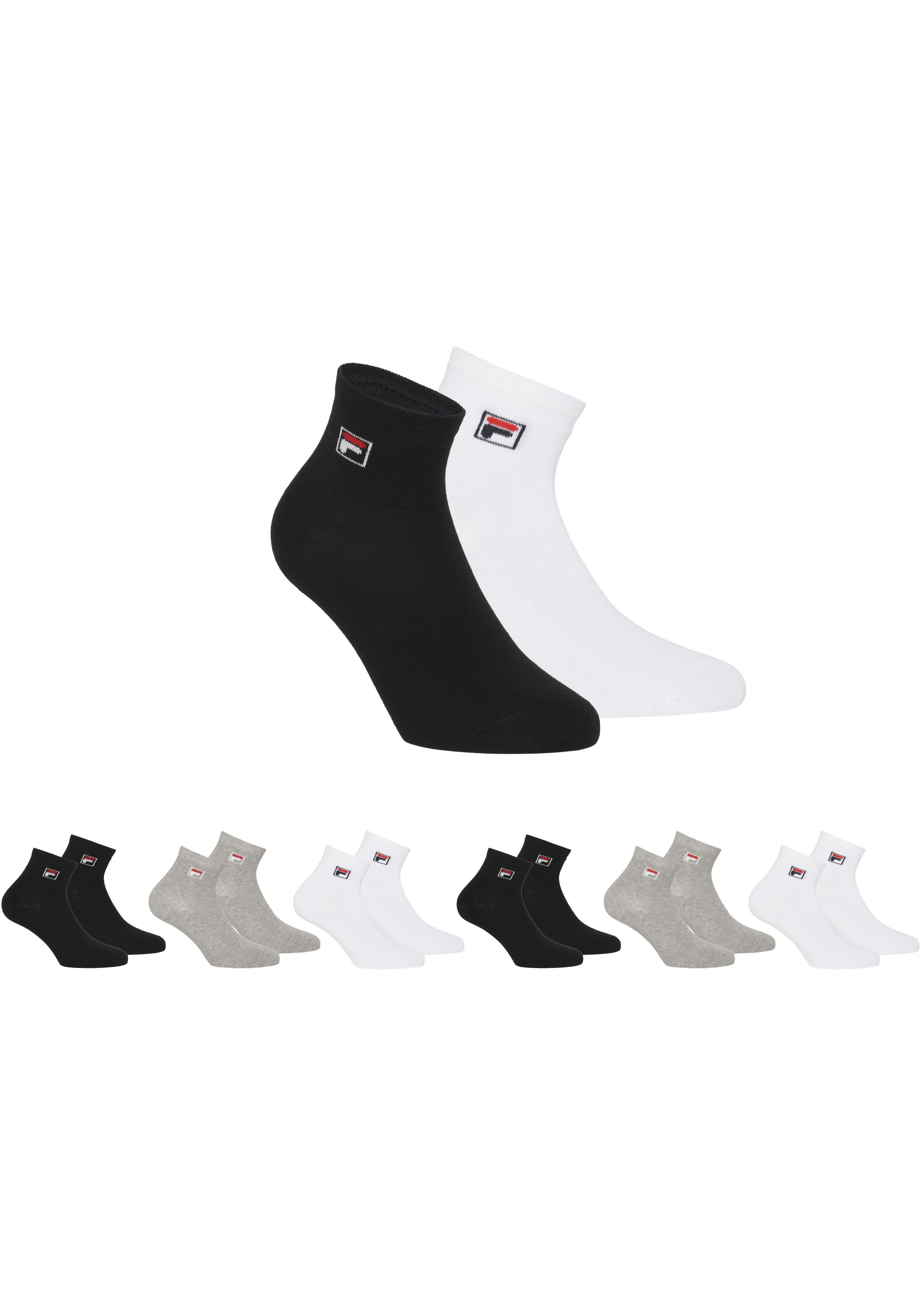 Fila Kurzsocken UNISEX QUARTER PLAIN SOCKS günstig online kaufen