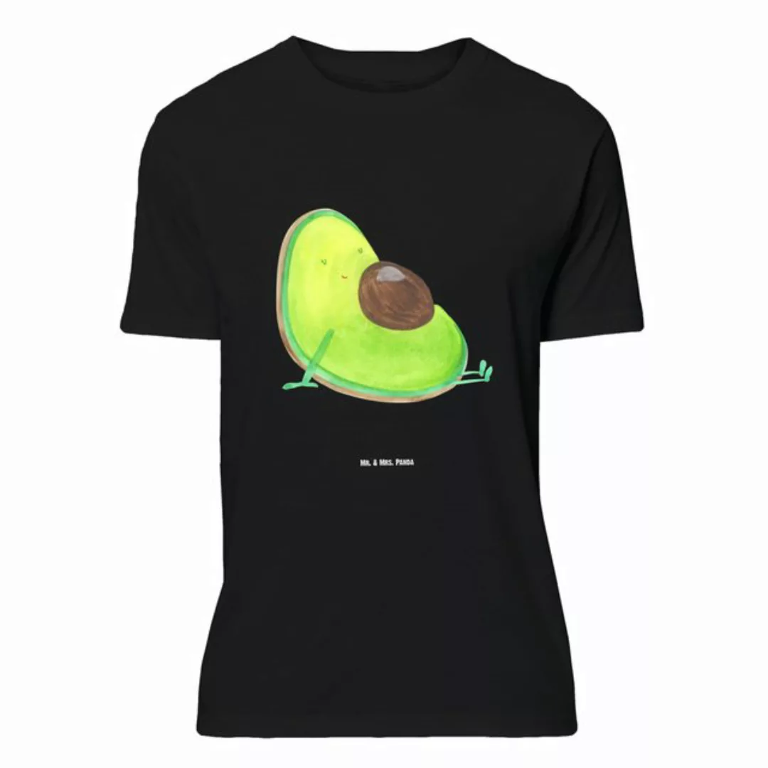 Mr. & Mrs. Panda T-Shirt Avocado schwanger - Schwarz - Geschenk, große Lieb günstig online kaufen